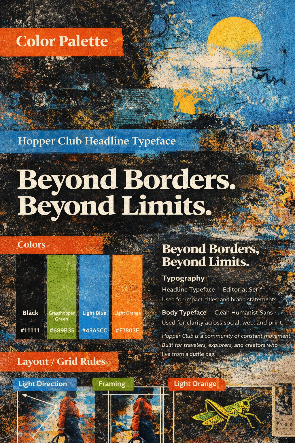 Hopper Club brand system image 06