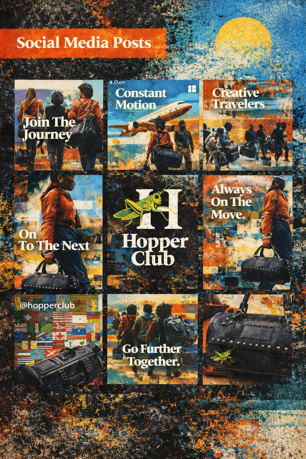 Hopper Club brand system image 07