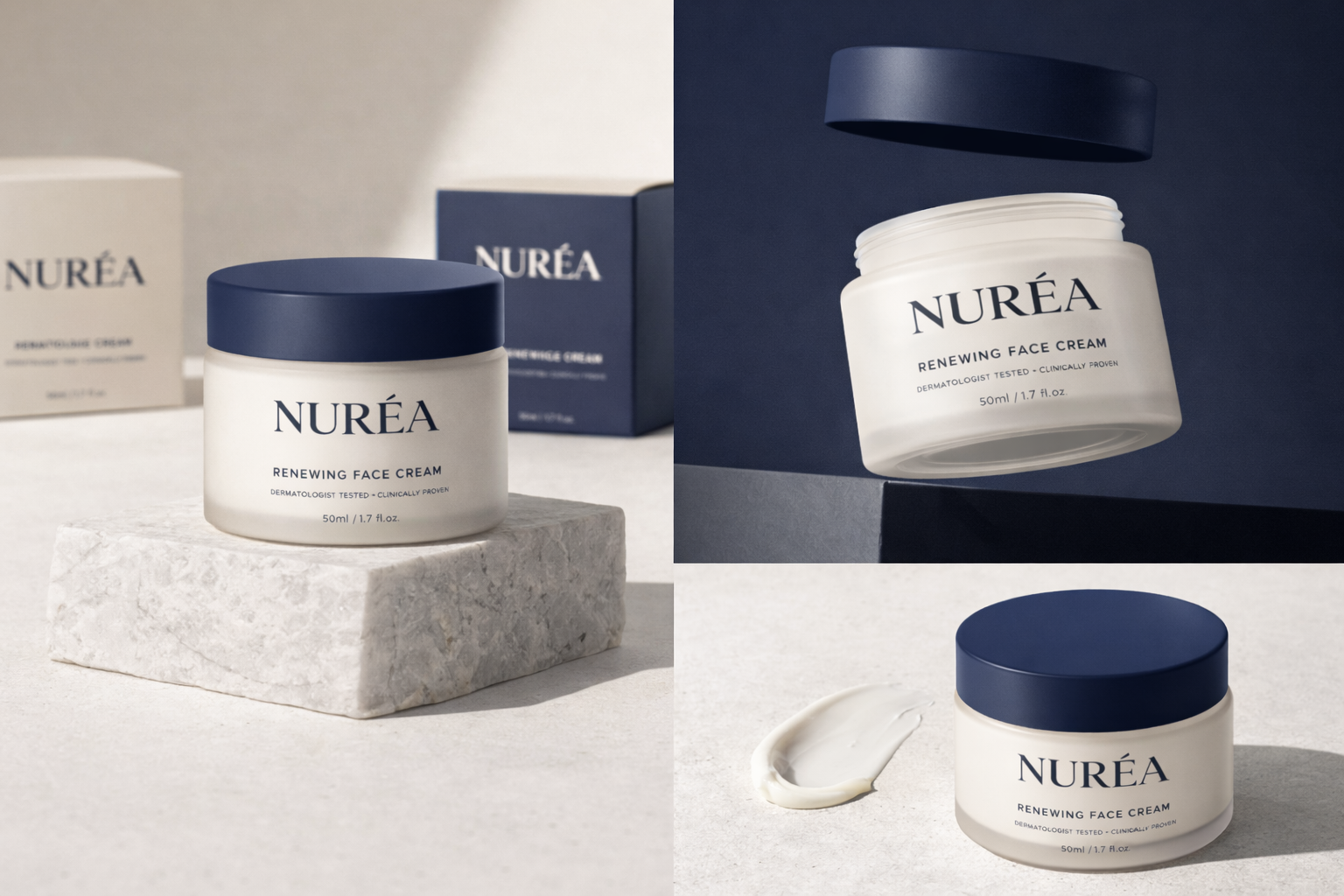 Nuréa layout system and brand grid