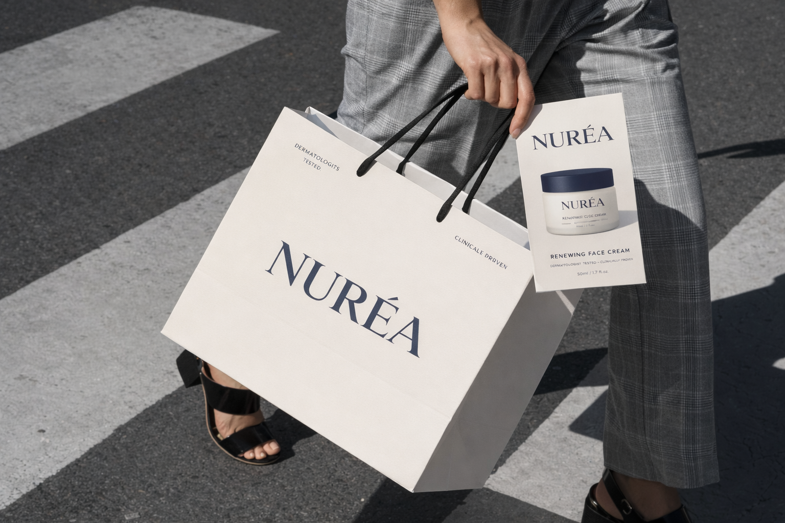 Nuréa brand collateral design